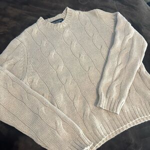 Vintage Abercrombie XL Cable Knit Sweater